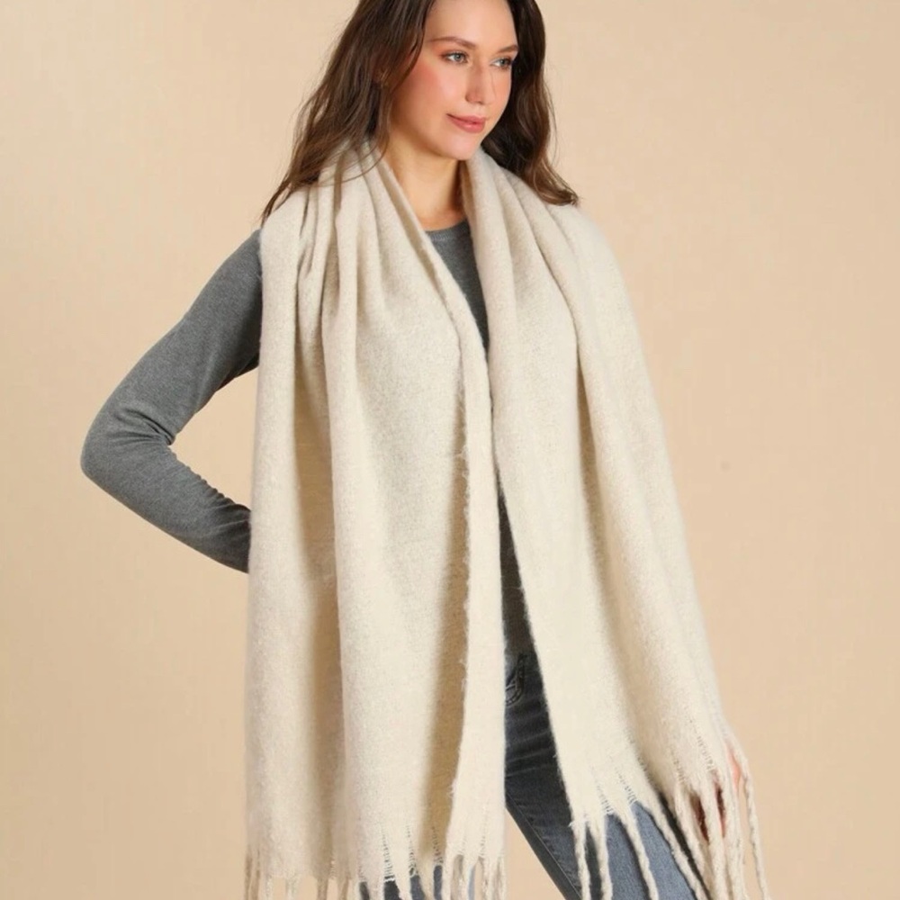 Cream scarf